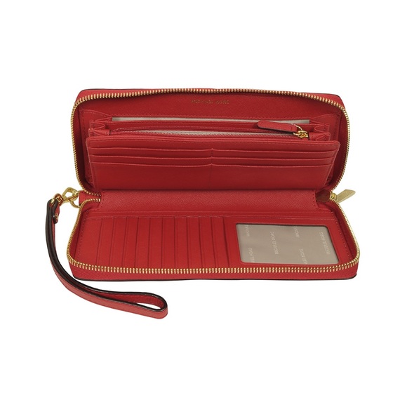 Mercer Large Bright Red Wallet - Picture 2 of 3